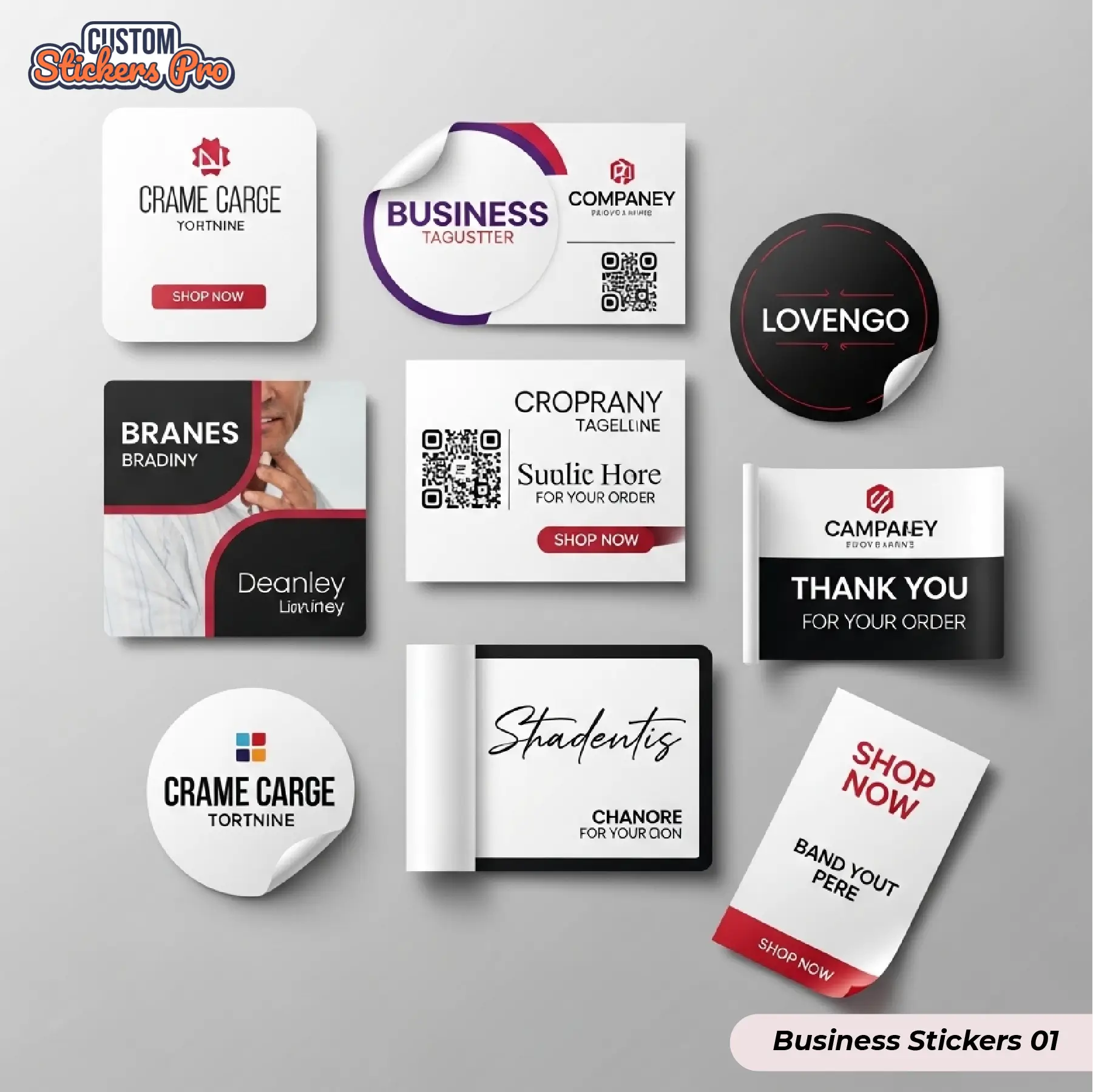 Custom Business Stickers Design | Business Sticker For Packaging