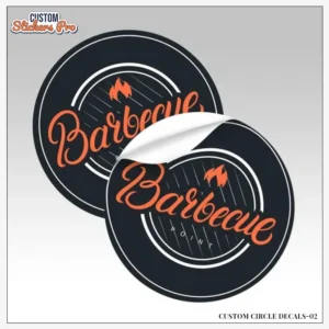 Custom Printed Circle Decals Wholesale