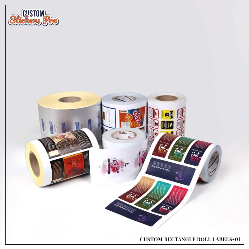 Custom Rectangle Roll Labels