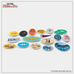 Customized Oval Decals Wholesale