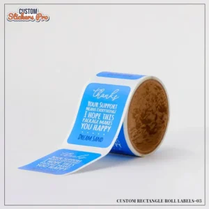 Customized Rectangle Roll Labels