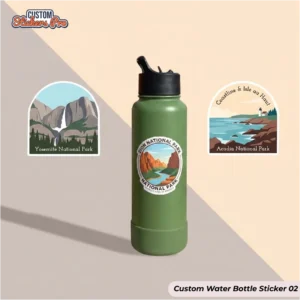 Custom printed Water Bottle Sticker (2)