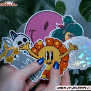 Die-cut stickers (4)