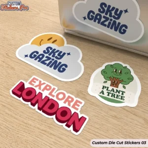 Die-cut stickers with logo (3)