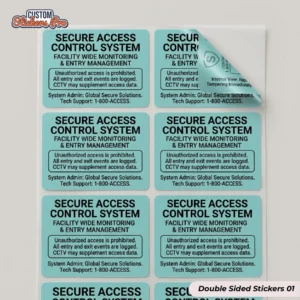 Custom Double-Sided Stickers