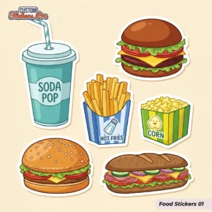 Custom Food Stickers