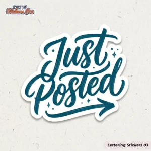 Custom Lettering Stickers