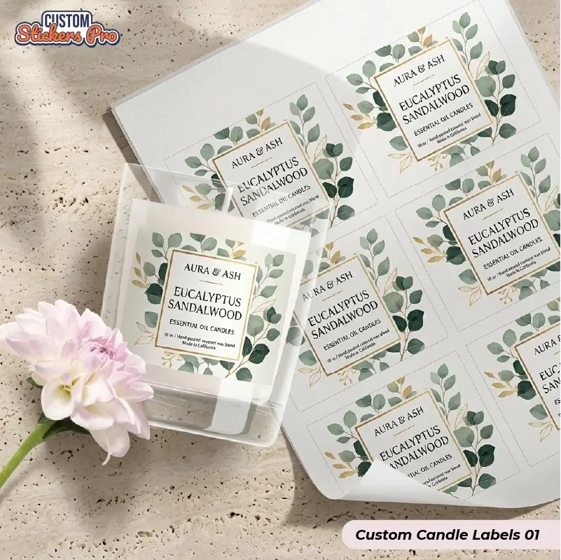 Custom Candle Labels wholesale
