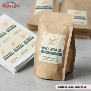 Custom Label Sheets with logo