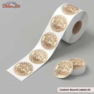 Custom Round Labels no minimum