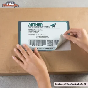 Custom Shipping Labels with logo