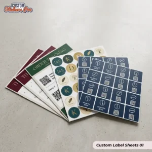 Custom printed Label Sheets