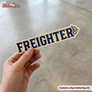 Custom vinyl-lettering