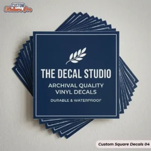 custom Square Decals no minimum