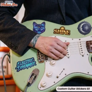 Custom Guitar Stickers no minimum