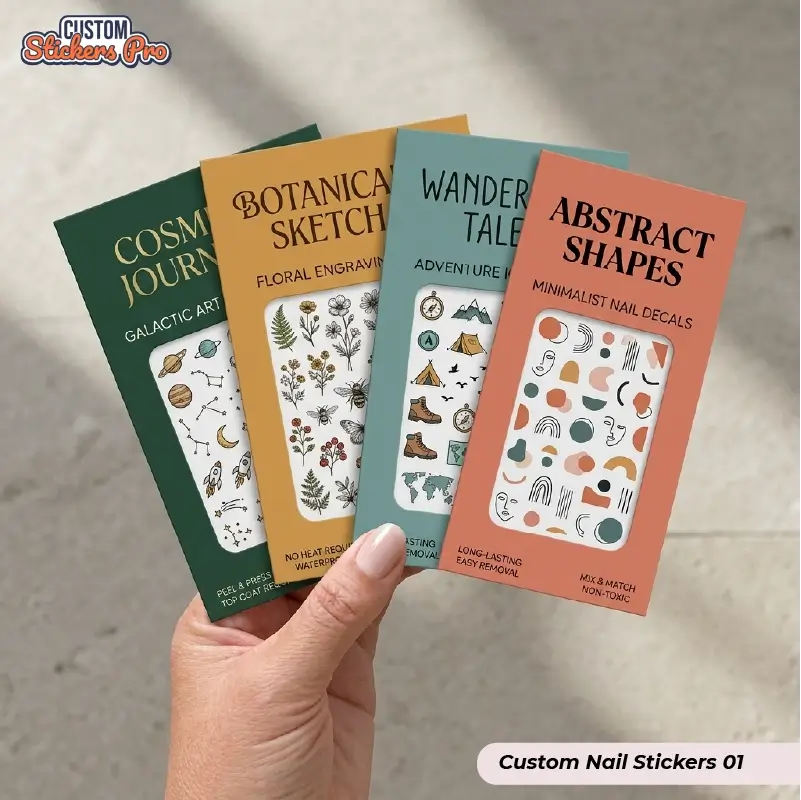 Custom printed Nail Stickers