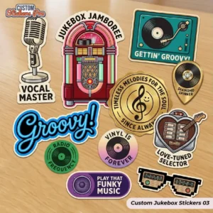 custom Jukebox stickers wholesale