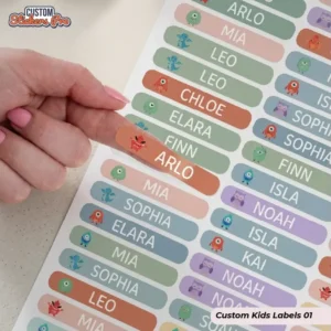 custom kids labels canada