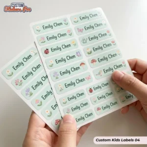 custom kids labels wholesale