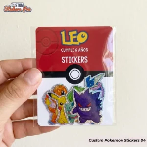 custom pokemon stickers no minimum