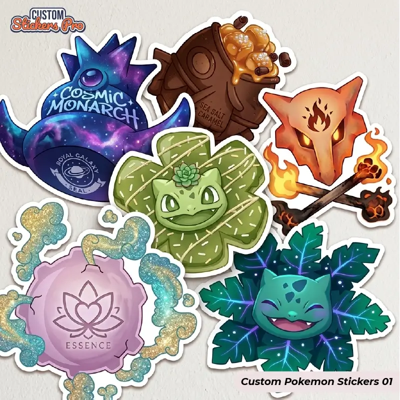 custom pokemon stickers wholesale