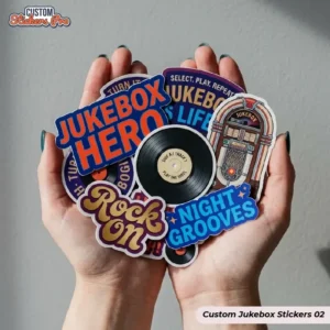 custom printed Jukebox stickers