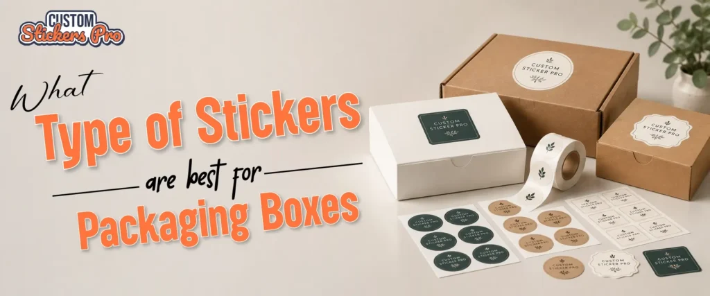 what type of stickers are best for packaging boxes