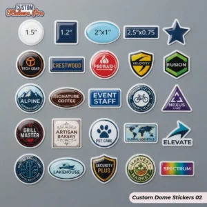 Custom Dome Stickers Wholesale