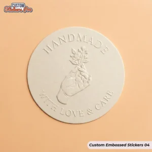 Custom Embossed Stickers