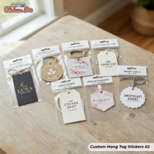 Custom Hang Tag Stickers Canada