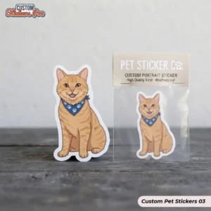 Custom Pet Stickers With logo