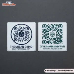 Custom QR Code Stickers