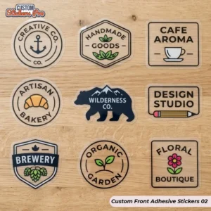 Front Adhesive Stickers