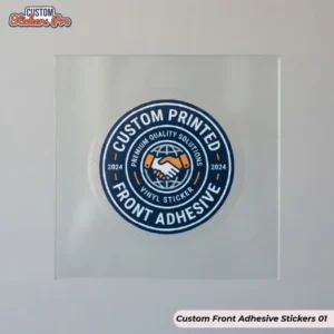 Custom Front Adhesive Stickers