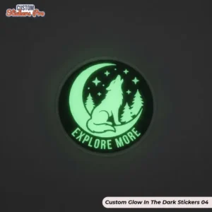 Custom Glow In The Dark Stickers