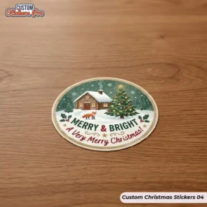 custom Christmas stickers